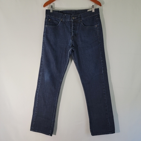 DC Straight Resin II Men's Jeans Sz 32X32 Medium Wash Button Fly Skateboard - Picture 1 of 12